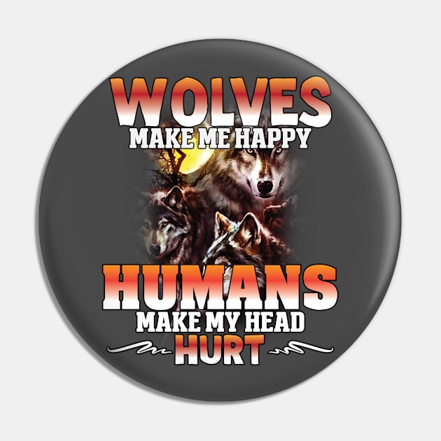 Wolves Pin by UniqueWorld