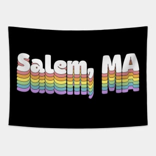 Salem, MA // Retro Typography Design Tapestry