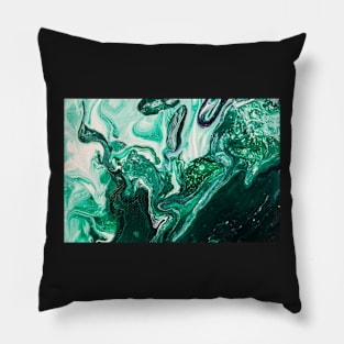 abstract painting "break the cycle" Pillow