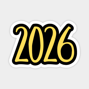 2026 New Year Celebration Magnet