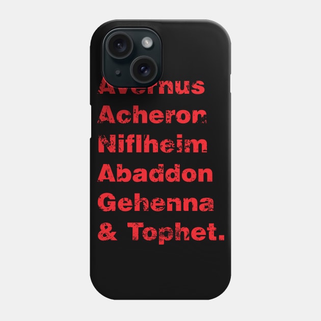 Welcome to Hell Phone Case by Krobilad