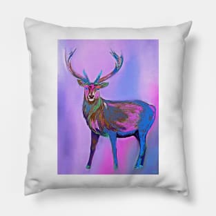 Deer Rainbow Pillow