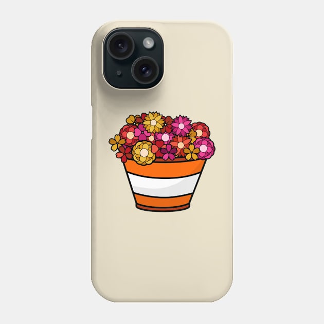 Orange Plant Pot Phone Case by MOULE