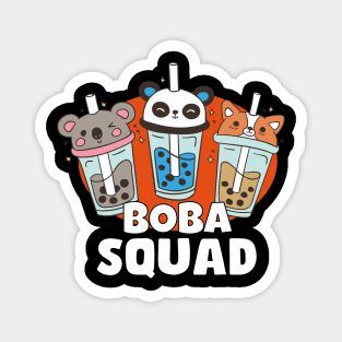 Kawaii Boba Cute Anime Squad Magnet