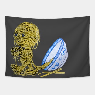 Noodle Mummy Tapestry