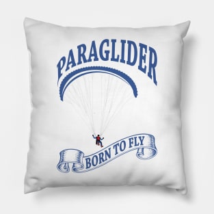 Aesthetic Paragliding Design Pillow