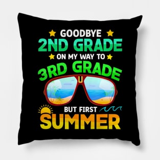 2nd Grade Way To 3rd Grade First Summer Graduation Pillow