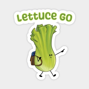 Lettuce Go Magnet