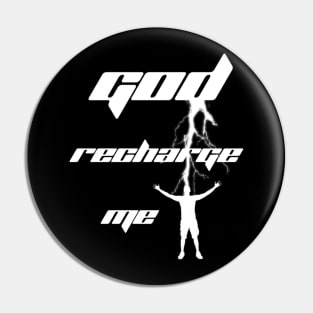 Recharged Man Pin