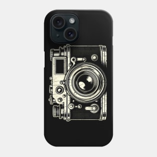 Vintage Retro Camera T-Shirt: Classic Photographer Tee Phone Case