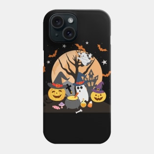 Halloween Face Mask, Happy Hallween For kids, Haloween ghost Face Mask for Kids. Phone Case