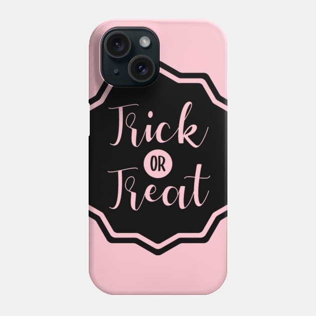 Trick Or Treat | Halloween Gift Idea Phone Case by Designerabhijit