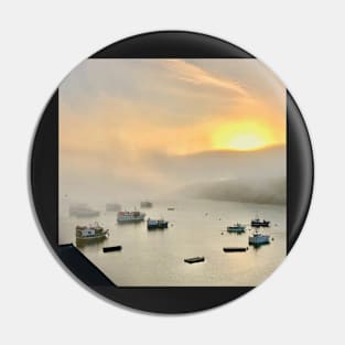 The port in the mist Pin
