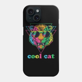 Cool Cat 80s Vibe Phone Case