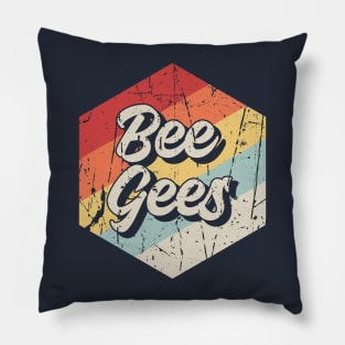 Bee Gees Retro Pillow