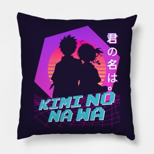 Kimi No Na Wa - Vaporwave Pillow