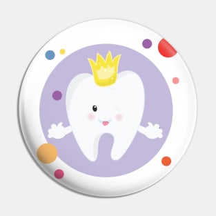 Queen King Shiny Clean Cute Kawaii Tooth Pin