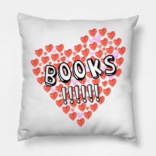 Books!!!!!! Pillow