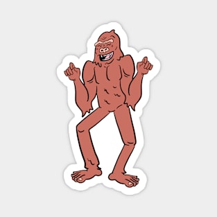 Happy Sasquatch Magnet