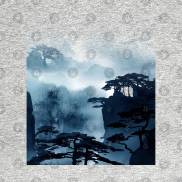 Chinese Painting Illustration Shirt Chinese Painting