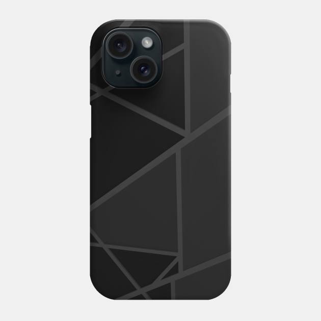 Abstract On Black Phone Case by Alvd Design