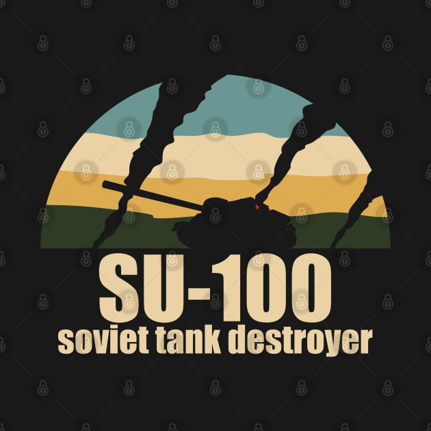 Soviet tank destroyer SU-100 by FAawRay