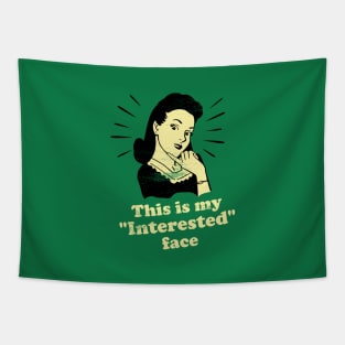 Womens Retro Sarcasm Tapestry