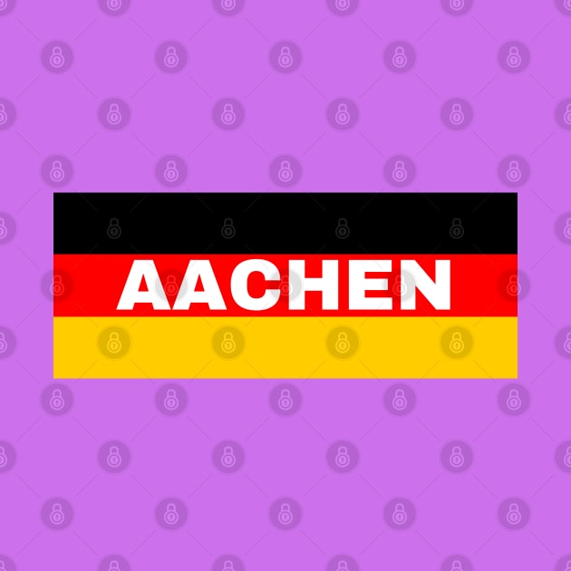 Aachen City in German Flag by aybe7elf