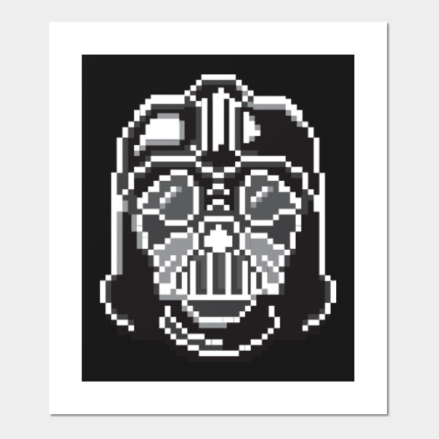 Darth Vader Pixel Art Star Wars Posters And Art Prints Teepublic