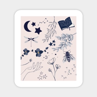 Delicate Constellation Print Magnet