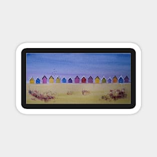 Beach Huts Magnet