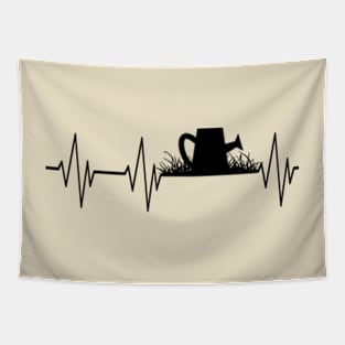 Watering Can Heartbeat Gardening Gardener Gift Tapestry