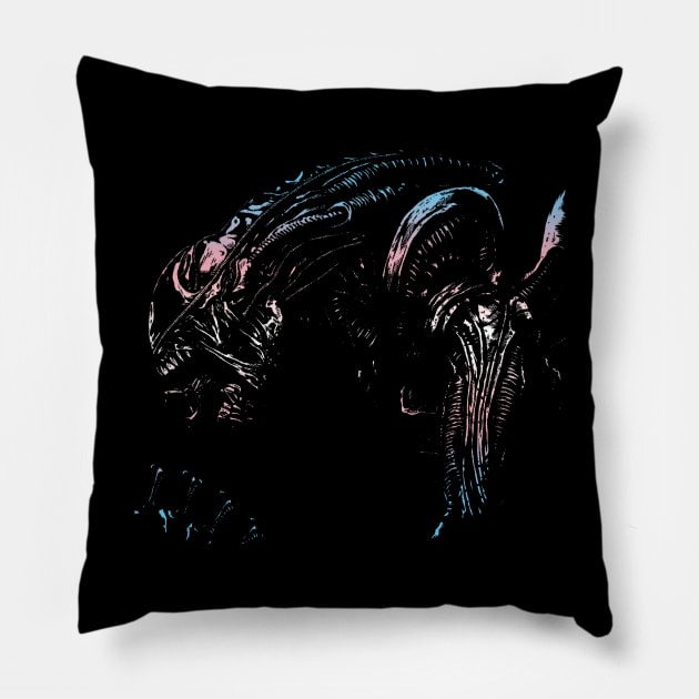 Trans Xeno Pillow by JonathanGrimmArt