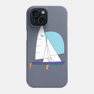 Flying Dutchman Sailboat Phone Case