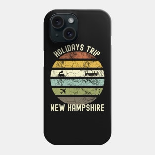 Holidays Trip To New Hampshire, Family Trip To New Hampshire, Road Trip to New Hampshire, Family Reunion in New Hampshire, Holidays in New Phone Case