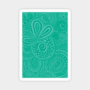 Blue Lagoon Pina Swirls Magnet