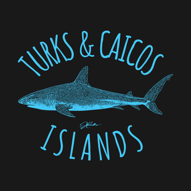 Turks & Caicos Islands Caribbean Reef Shark by jcombs