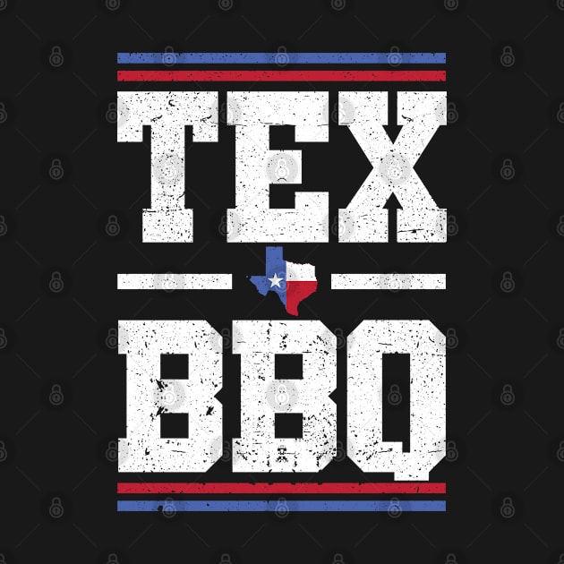 Texas BBQ and Grill Lovers | Humorous Tex Distressed Style by missalona