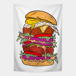 Big Burger Tapestry