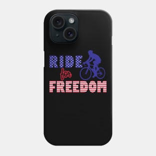 Cool Freedom Loving American Cyclist Gift For Cyclist Phone Case