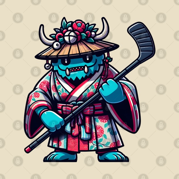 Ice hockey monster by Japanese Fever