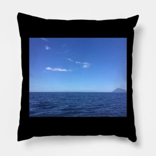 blue sky calm ocean amazing nature Pillow