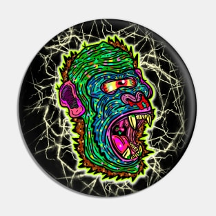 Nuclear War Ape Pin