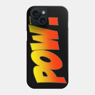 POW! funny fun comic book sound Phone Case