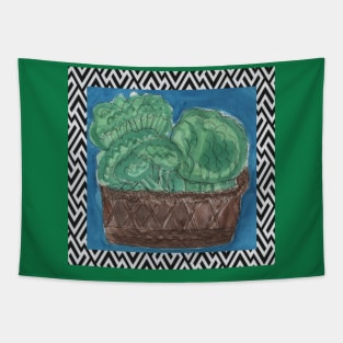 Busket with Broccoli Tapestry