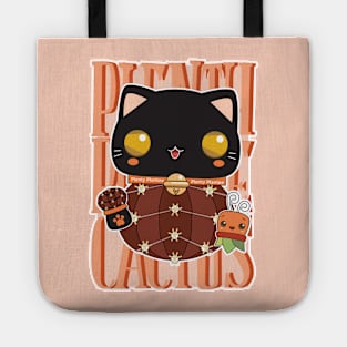 Chin Cactus Cat Tote