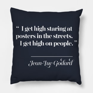 Jean Luc Godard Quote Pillow