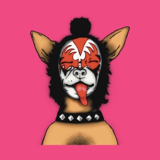 The Kissing Mask Chihuahua T-Shirt