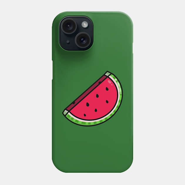 Watermelon Tropical Fruit Phone Case by RainasArt