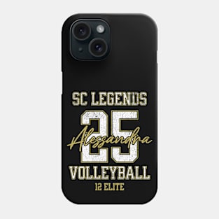 Alessandra #25 SC Legends (12 Elite) - Black Phone Case